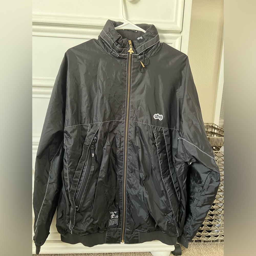 LRG black windbreaker